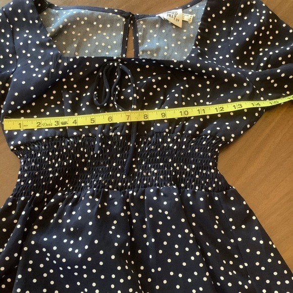 Princess Polly “Polka Dot Smocked-Waist” Mini Dress | US 4 / AU 8 - Picture 10 of 12
